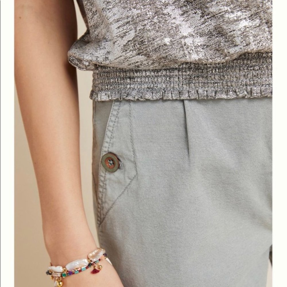 Silver Shimmer Shine  - Anthropologie Tube Top - Picture 4 of 9